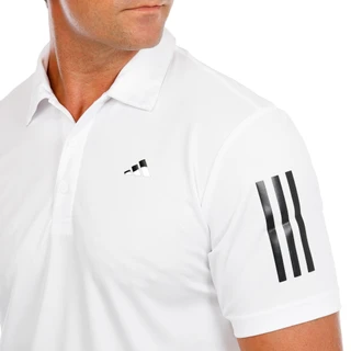 Thumbnail 2: Adidas Men's Short Sleeve 2 Stripe Polo Shirt 