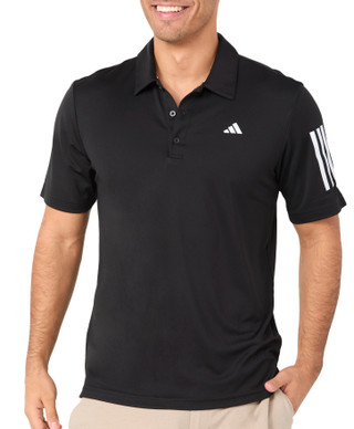 Thumbnail 1: Adidas Men's Short Sleeve 2 Stripe Polo Shirt 