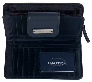Thumbnail 3: Nautica Faux Leather Tab Indexer Wallet 