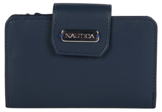 Thumbnail 1: Nautica Faux Leather Tab Indexer Wallet 