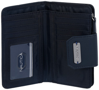 Thumbnail 2: Nautica Faux Leather Tab Indexer Wallet 