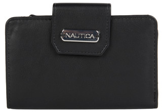 Thumbnail 1: Nautica Faux Leather Tab Indexer Wallet 