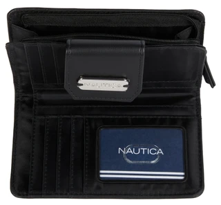Thumbnail 3: Nautica Faux Leather Tab Indexer Wallet 
