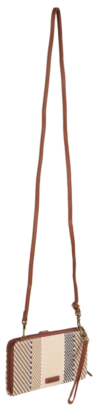 Thumbnail 2: Sakroots Batik Textured Wristlet with Detachable Strap 