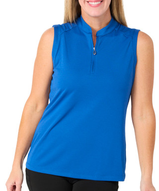 Thumbnail 1: Coral Bay Golf Women's Sleeveless 1/4 Zip Freeline Top 