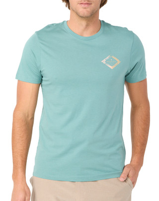 Thumbnail 1: Hurley Men's Short Sleeve Diamond Palm Graphic Shirt 
