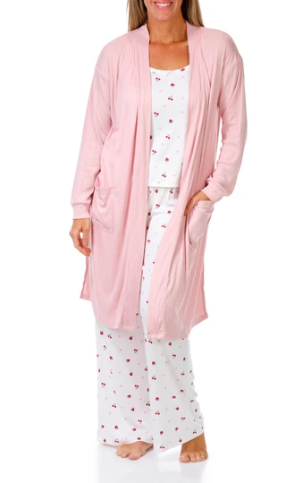 Thumbnail 2: SINCERELY JULES 3 Pc Pointelle Sleep Set 