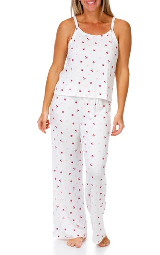 Thumbnail 4: SINCERELY JULES 3 Pc Pointelle Sleep Set 