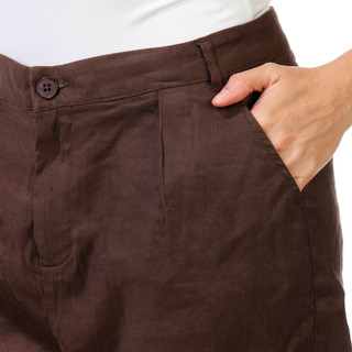 Thumbnail 2: NYDJ Women's Relaxed Linen Shorts 
