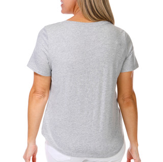 Thumbnail 2: Coral Bay Women's Short Sleeve Double Scoop Flamingo Tee 