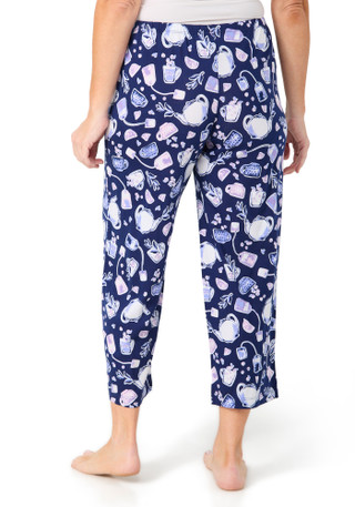 Thumbnail 2: Hue Women's Tea Time Print Pajama Capris 