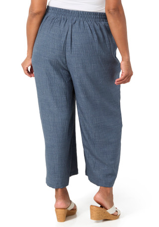 Thumbnail 3: MAX STUDIO Plus Heathered Crop Pants 