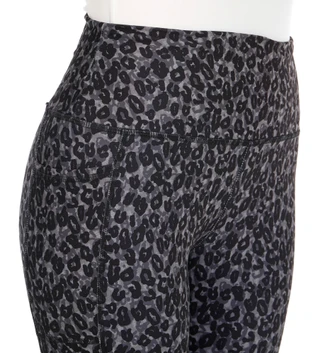 Thumbnail 4: RBX Women's Active Cheetah Capri Leggings 