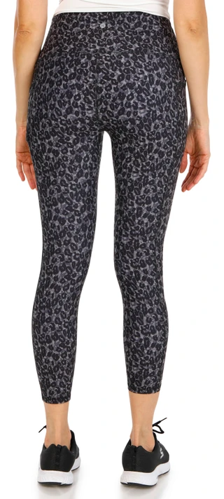 Thumbnail 3: RBX Women's Active Cheetah Capri Leggings 