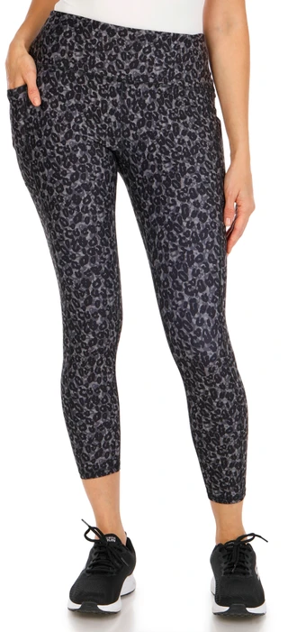 Thumbnail 2: RBX Women's Active Cheetah Capri Leggings 