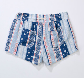 Thumbnail 2: April Kiss Juniors Americana Drawstring Shorts 