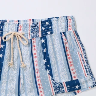 Thumbnail 4: April Kiss Juniors Americana Drawstring Shorts 