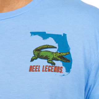 Thumbnail 2: REEL LEGENDS Men's Gator Flag T-Shirt 