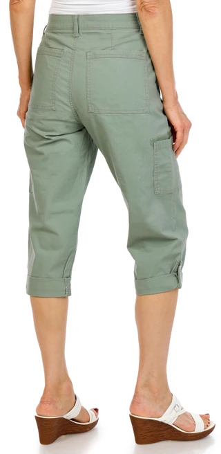 Thumbnail 2: Gloria Vanderbilt Petite Cargo Capris 