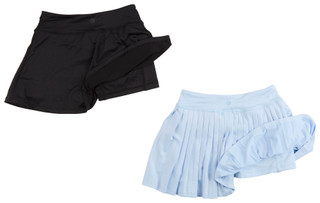 Thumbnail 2: 90 DEGREE BY REFLEX Little Girls 2 Pk Skort Set 