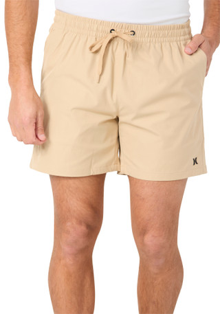 Thumbnail 1: Hurley Men's Solid Offshore Pull On Walk Shorts 