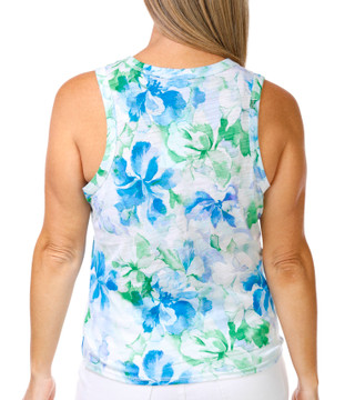 Thumbnail 2: Blue Sol Blue Sol Women's Luxey Watercolor Print Tank 