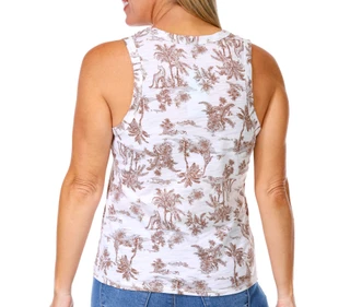 Thumbnail 2: Blue Sol Blue Sol Women's Luxey Watercolor Print Tank 