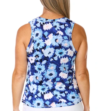 Thumbnail 3: Blue Sol Blue Sol Women's Luxey Watercolor Print Tank 