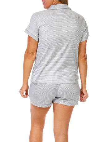 Thumbnail 3: Tahari Women's 2 Pc Stripe Short Sleep Set 