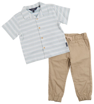 Thumbnail 2: Ben Sherman Toddler Boys 2 Pc Stripe Pants Set 
