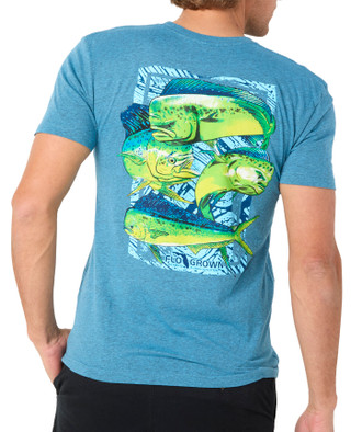 Thumbnail 2: FloGrown Men's Mahi Fiesta T-Shirt 