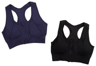 Thumbnail 1: 90 DEGREE BY REFLEX Women's 2 Pk Seamless Textured Sports Bra Set 