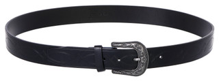 Thumbnail 1: Wrangler Men's 38 mm Embossed Boot Stitch Belt 