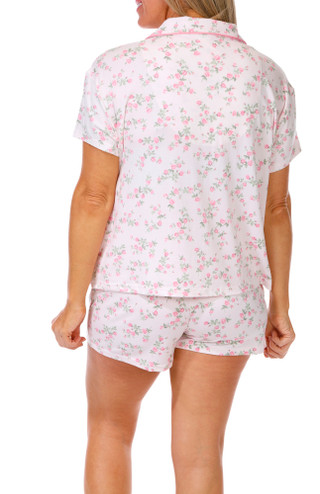 Thumbnail 2: Laura Ashley Women's 2 Pc Floral Short Sleep Set 