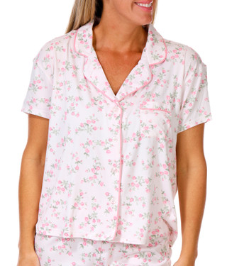 Thumbnail 3: Laura Ashley Women's 2 Pc Floral Short Sleep Set 