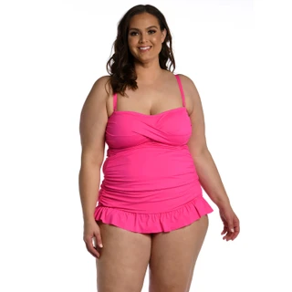 Thumbnail 3: La Blanca Plus Twist Bandini Swim Top 