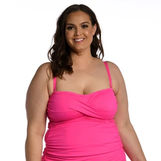 Thumbnail 1: La Blanca Plus Twist Bandini Swim Top 