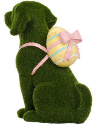 Thumbnail 3: Magical Season 12 in Easter Egg Flock Dog Figurine 