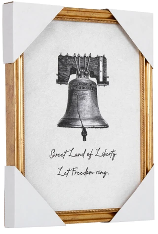 Thumbnail 2: Six Trees 11x14 Liberty Bell Wall Art 