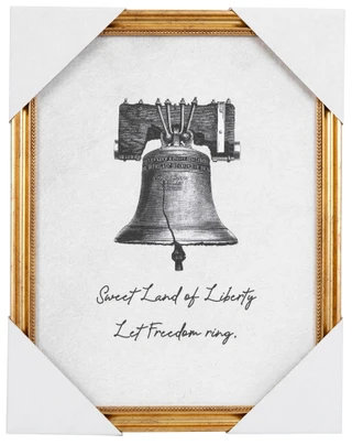Thumbnail 1: Six Trees 11x14 Liberty Bell Wall Art 