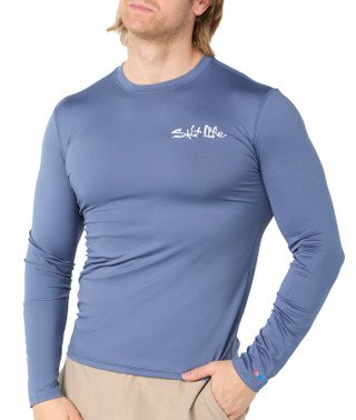 Thumbnail 1: Salt Life Men's Outdoor Long Sleeve Performance Shirt 