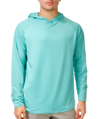 Thumbnail 1: Spyder Men's Active Rashguard Logo Hoodie 