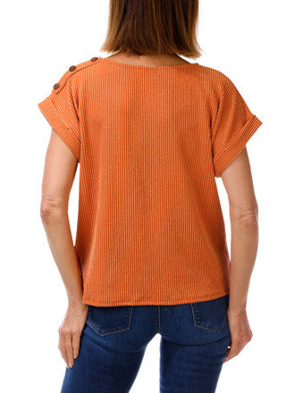 Thumbnail 2: Set The Stage Women's Ribbed Tie Front Top 