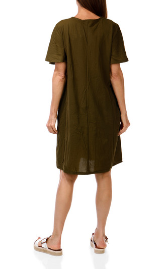 Thumbnail 2: Nina Leonard Women's Solid Crochet Dress  