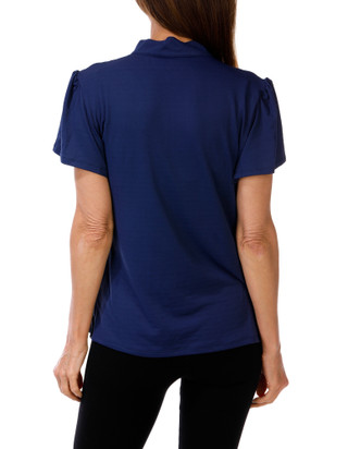 Thumbnail 2: Emerald Eighteen Women's Active Quarter Zip Polo Top  