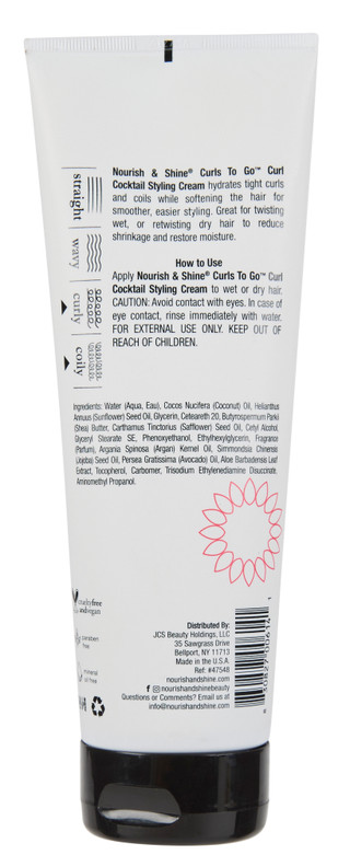 Thumbnail 2: Nourish & Shine 12 oz Curl Cocktail Styling Cream 