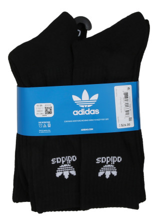 Thumbnail 2: Adidas 6 Pk Crew Cut Unisex Socks  