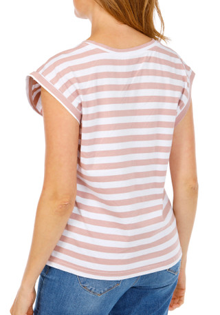 Thumbnail 2: FARMERS MARKET Women's Sleeveless Striped V-Neck Tee 
