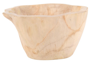 Thumbnail 2: TRIOBRO 10x6 Natural Teak Root Vase 