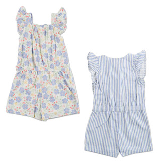 Thumbnail 2: Little Lass Little Girls 2 Pk Rompers  